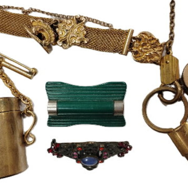 Antique costume jewelry